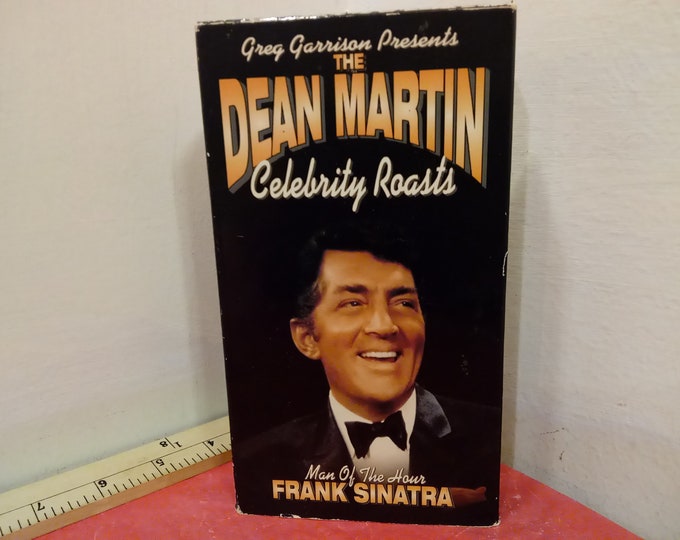 Vintage VHS Movie Tape, Dean Martin Celebrity Roast of Frank Sinatra, Greg Garrison, 1998~