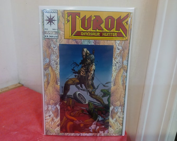 Vintage Valiant Comic Books, Turok Dinosaur Hunter, 1990's