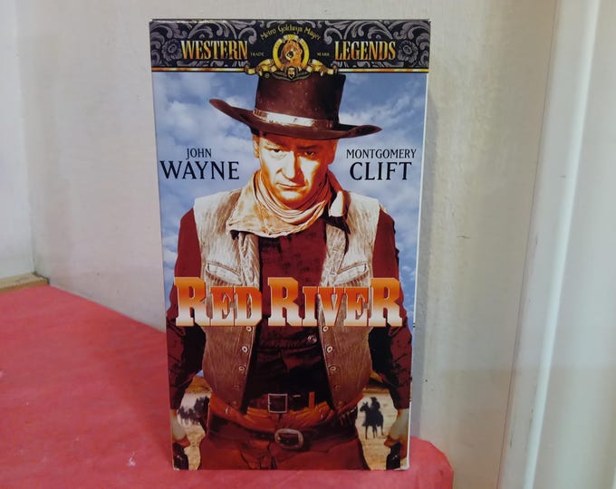Vintage VHS Movie Tape, John Wayne Movies, Big Jake, John Wayne 6 Pack, Cahill, Red River, North of Alaska, Rio Bravo, or Other 1980's/90's#