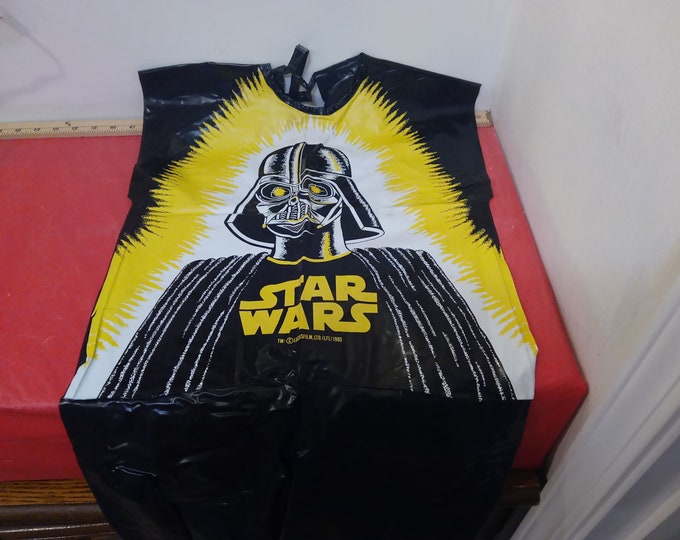 Vintage Halloween Costume, Darth Vader Medium Size (8-10) by Ben Cooper, 1980#