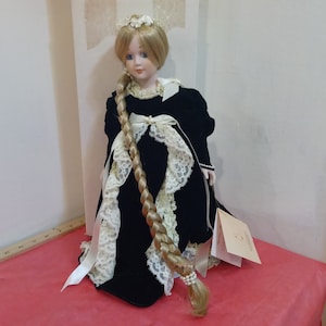 Vintage Porcelain Doll, Fairy Tale Doll &quot;Legendary Memories&quot;, Rapunzel by Duck House