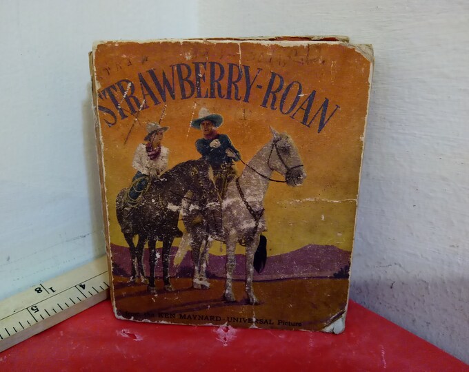 Vintage Big Little Book, Strawberry-Roan from Ken Maynard-Universal Picture, 1934#p