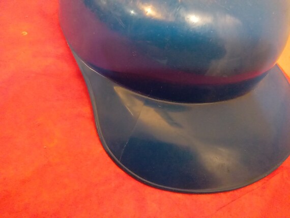 Vintage Childs Batting Helmet, Blue Batting Helme… - image 3