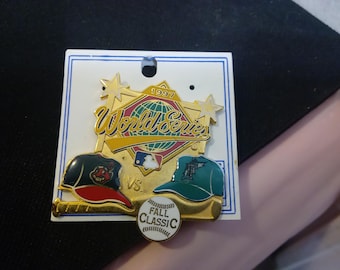 Vintage Sporting Event Pins, Lillehammer, Barcelona, Pinewood Derby, Stanley Cup, World Series, New Cleveland Park, Frozen Four, and Others