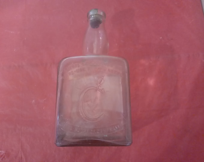 Vintage Liquor Bottle, The House of Campbell Liquor Bottle