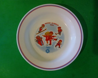 Vintage Campbell Soup Bowl for Kids, 1984 Olympics, 1984#
