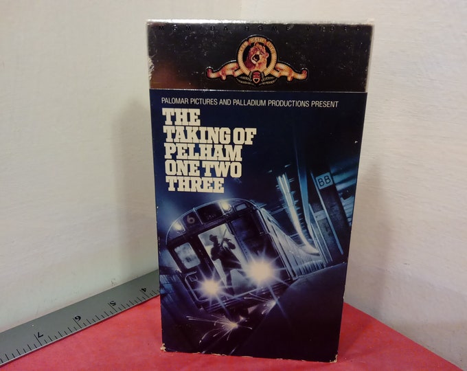 Vintage VHS Movie Tape, The Taking of Pelham One Two Three, Walter Matthau, 1989~
