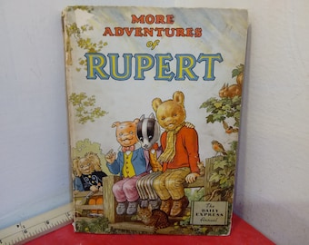 Vintage Children's Books, Rupert Children's Books, A Daily Express Publication, 1950-1970's