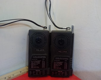 Vintage Walkie Talkies, Polaris Model # VF-43 by Vanity Fair Industries Inc., Made in Korea