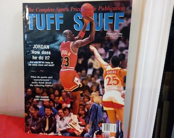 Vintage Sports Guide Magazine, Tuff Stuff Price Guide and Stories, Michael Jordan, Bo Jackson, and Others, 1990's