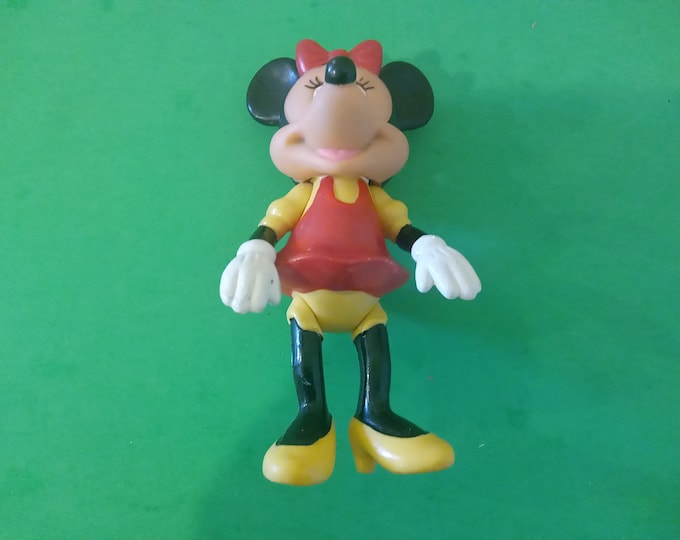 Vintage Walt Disney Minnie Mouse Figure, 1970's#