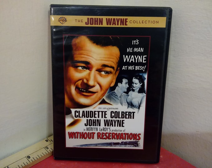 Vintage DVD Movie Tapes, Without Reservations, John Wayne, 2007~