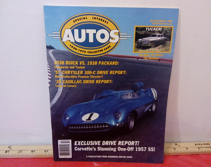 Vintage Auto Magazine, Special Interest Autos, October 1988