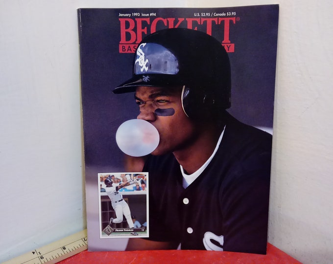 Vintage Baseball Card Magazine, Beckett Baseball Card Monthly Issue #94, 1993