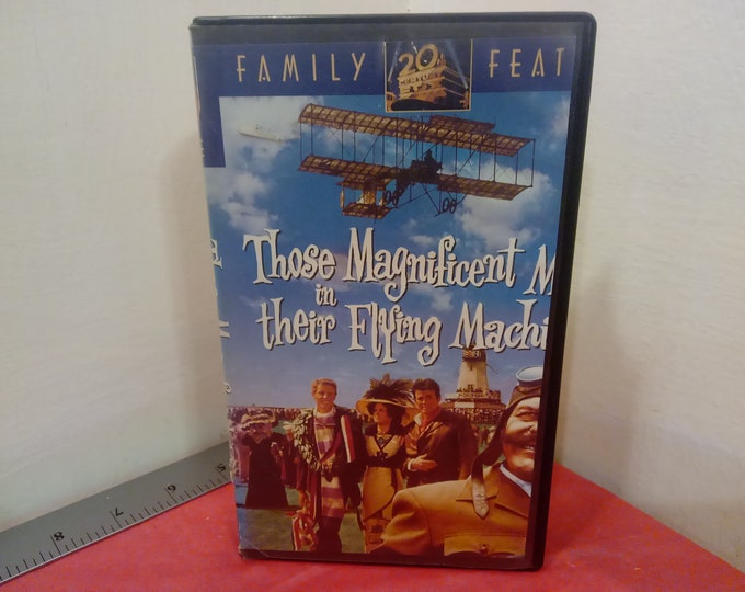 Vintage VHS Movie Tape, Those Magnificent Men in their Flying Machines, Stuart Whitman, 1994~