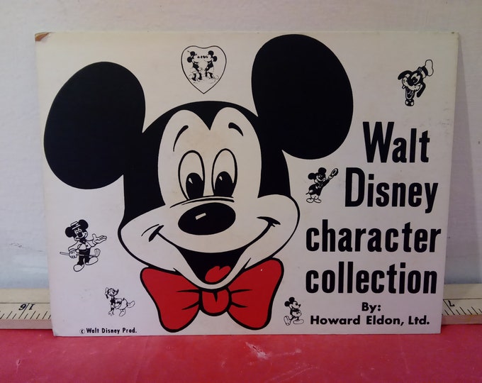 Vintage Walt Disney Character Collection "Mickey Mouse", MFG by Howard Eldon LTD