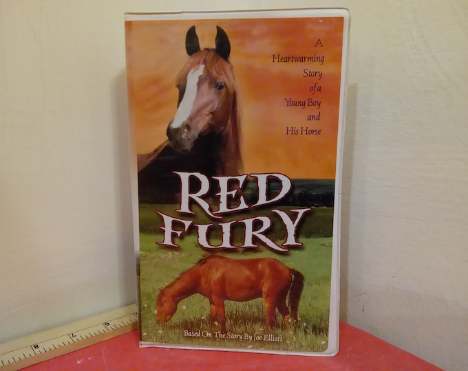 Vintage VHS Movie Tape, Red Fury, William Jordan, 2003