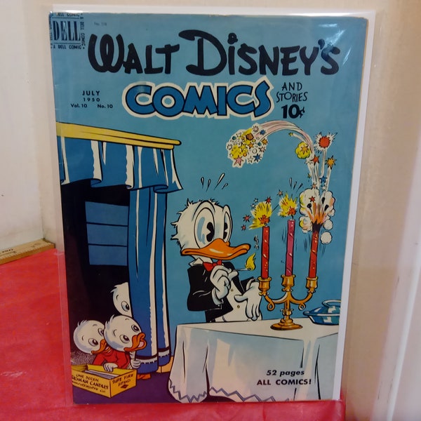 Vintage Dell Comic Books, Walt Disney Comics and Stories, 1950's thru 70's