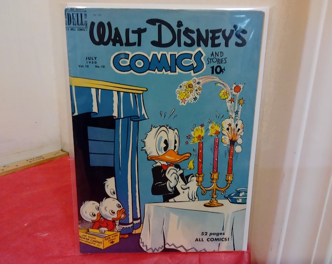 Vintage Dell Comic Books, Walt Disney Comics and Stories, 1950's thru 70's