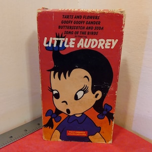 Vintage VHS Movie Tape, Little Audrey, Colored Cartoon, 1987~