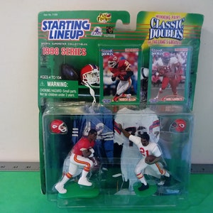 Starting Lineup Figure, Marcus Allen and Mike Garrett, Classic Doubles Collection, 1998#