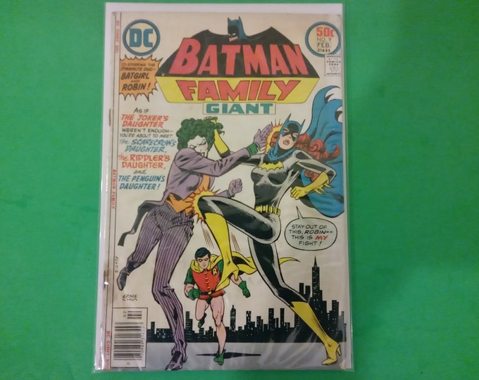 Vintage DC Comics, Batman Family Giant Size #9 or #10, 1977