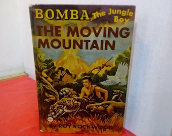 Vintage Hard Cover Books, Bomba the Jungle Boy, Underground River, Abandoned City, Jaguar Island, Swamp of Death, Terror Trail, and Others