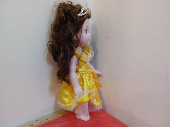 Vintage Plastic Doll, Disney Princess Doll "belle", Belle in Yellow Dress  and Tiara - Etsy