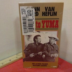 Vintage VHS Movie Tape, 3:10 to Yuma, Glenn Ford, 1988~