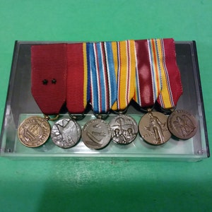 Vintage Vietnam to WWII Era Mini Medals, 1960&#39;s#p