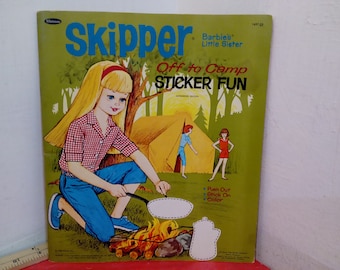 Vintage Paper Dolls, Barbie Dolls and Outfits, Mary Poppins Folder, Drowsy Doll and Outfits, and Skipper Activity Book, 1950's-60's