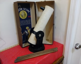 Vintage Telescope, Spitz moon Scope by Harmonic Reed Corporation Rosemont, Pa.