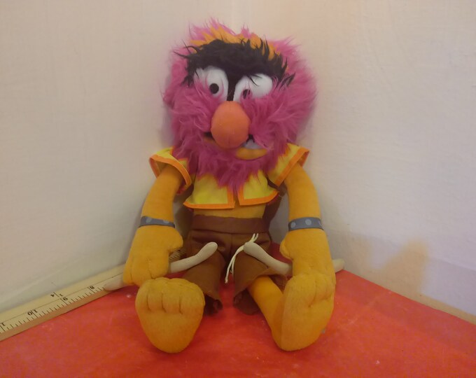 Vintage Disney's Muppet Doll, Animal with Bones in Hands~