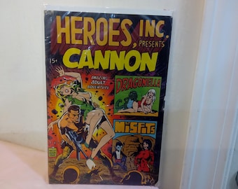 Vintage Comic Books, Various Comic Books, The Fightin' 5, Harvey's "Little Max", Top Comics "The Gnome Mobile", & Heroes Inc Presents Cannon