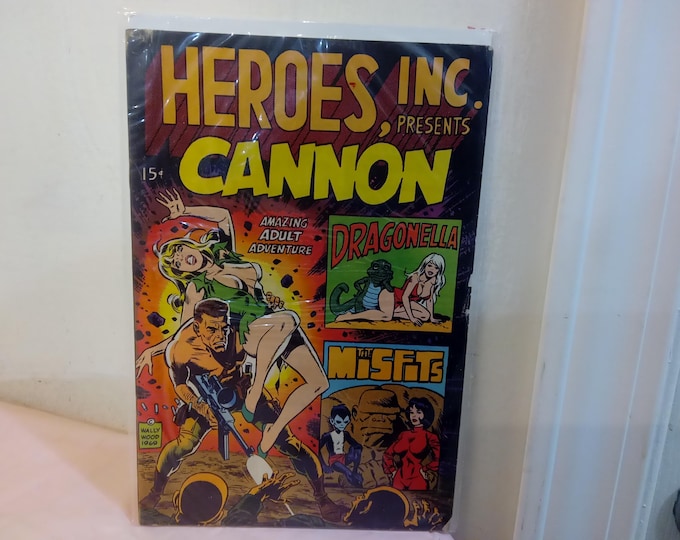 Vintage Comic Books, Various Comic Books, The Fightin' 5, Harvey's "Little Max", Top Comics "The Gnome Mobile", & Heroes Inc Presents Cannon