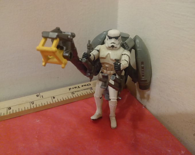 Vintage Star Wars Action Figure, Crowd Control Stormtrooper by Kenner, 1996