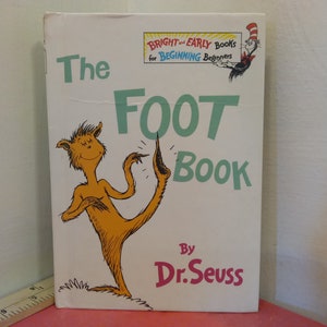 Vintage Hardcover Bücher, Dr. Seuss Bücher, The Foot Book, Grüne Eier, Zehn Äpfel, Fisch aus dem Wasser und Bist Du meine Mutter, 1960er Jahre