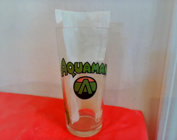 Vintage Collectible Glass, DC Comic "Aquaman", 1978