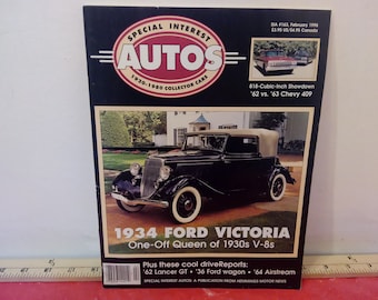 Vintage Auto Magazine, Special Interest Autos, February 1998