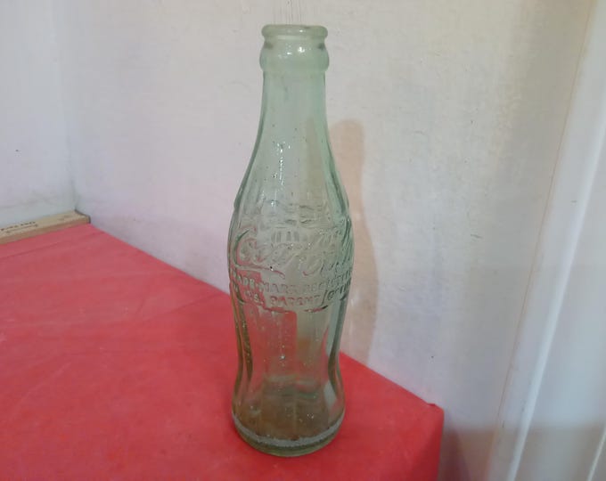 Vintage Coca-Cola Bottle, 6 1/2oz with Raised Lettering from Southport, Maine, St. Louis, Missouri, No City, and 10 oz Thinner Version