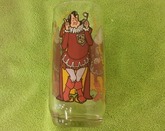 Vintage Burger King Collectors Series Cartoon Tumbler, Duke of Doubt, 1979