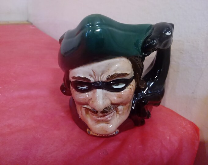 Vintage Creamer Figurine, Royal Doulton Toby Creamer, Dick Turpin Medium, 1950's