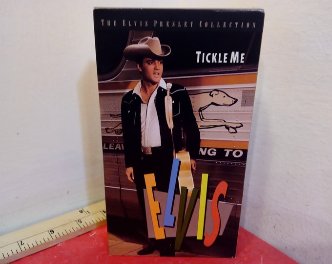 Vintage VHS Movie Tapes, Tickle Me "Elvis Presley", 1992#