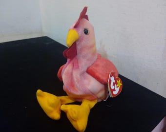 Vintage Beanie Babies, Original Beanie Babies, Strut, Kuku, Rocket, Inky, Peekaboo, Lizzy, Peanut, Twigs, or Ziggy, 1990's