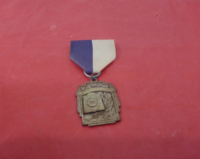 Vintage Sport Medal, Basketball 2nd Place, Ex. Oly., 1965