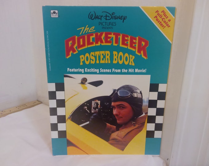 Vintage Poster Book, Walt Disney Pictures "The Rocketeer" Poster Book, 1991#