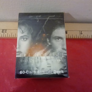Vintage Kartenspiel, The X-Files Gaming Cards Starter Deck, 1996