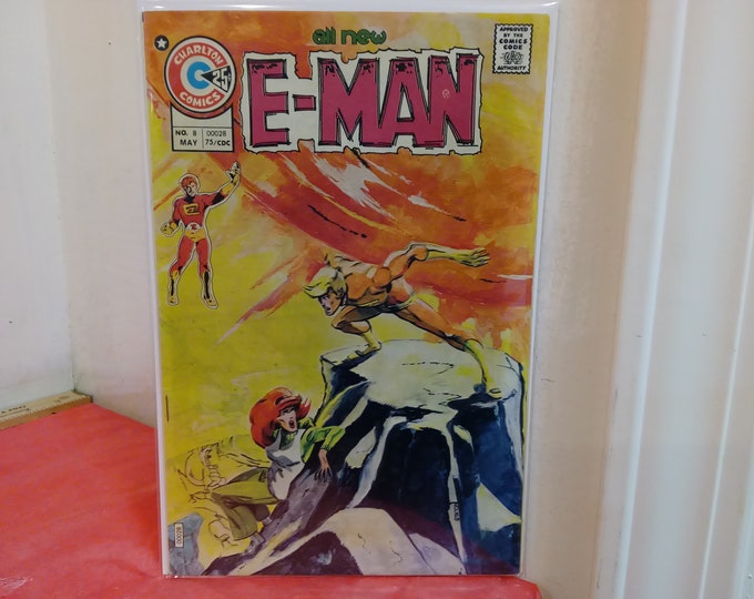 Vintage Comic Books, Charlton & Continuity Comics, E-Man, Attack, Phantom, Beetle Bailey, Revengers Hybrids, and Ghostly Haunts, 1970's