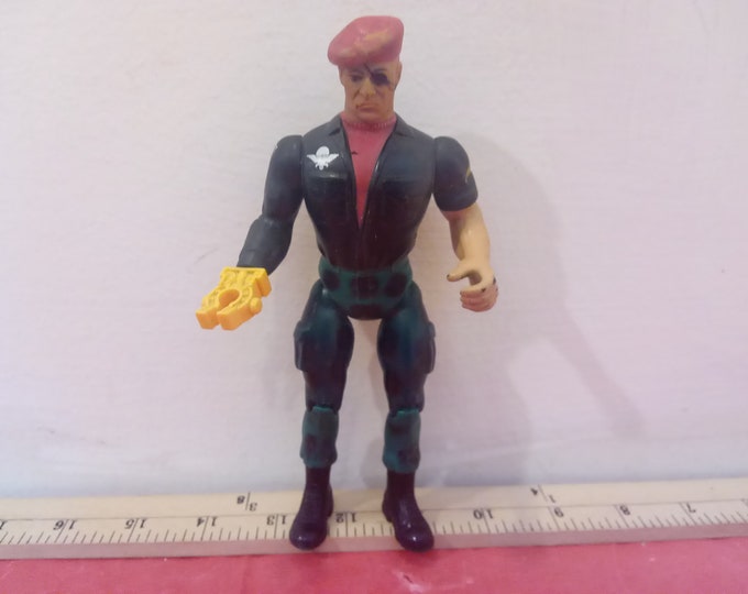 Vintage Action Figure, Rambo Gripper Force of Freedom Savage Action Figure by Anabasis Investments, 1985