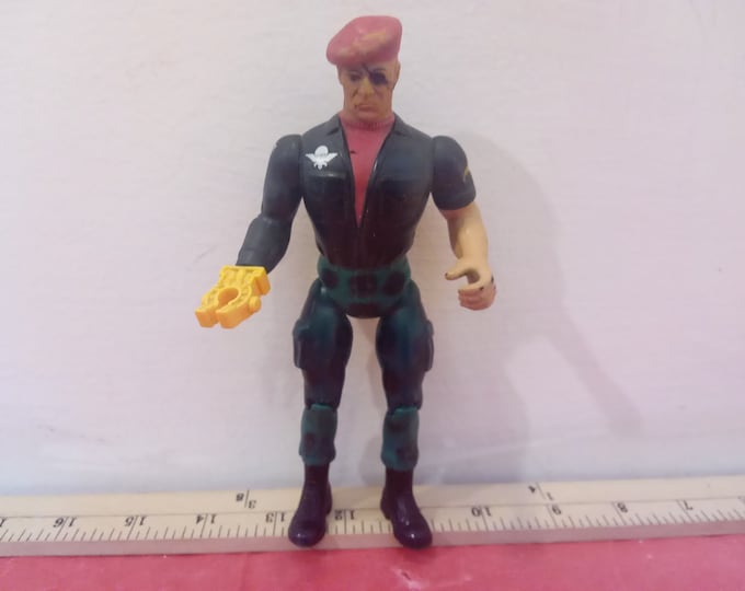 Vintage Action Figure, Rambo Gripper Force of Freedom Savage Action Figure by Anabasis Investments, 1985